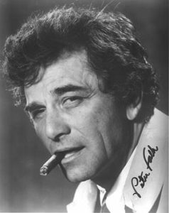 Peter Falk as the eponymous Columbo.